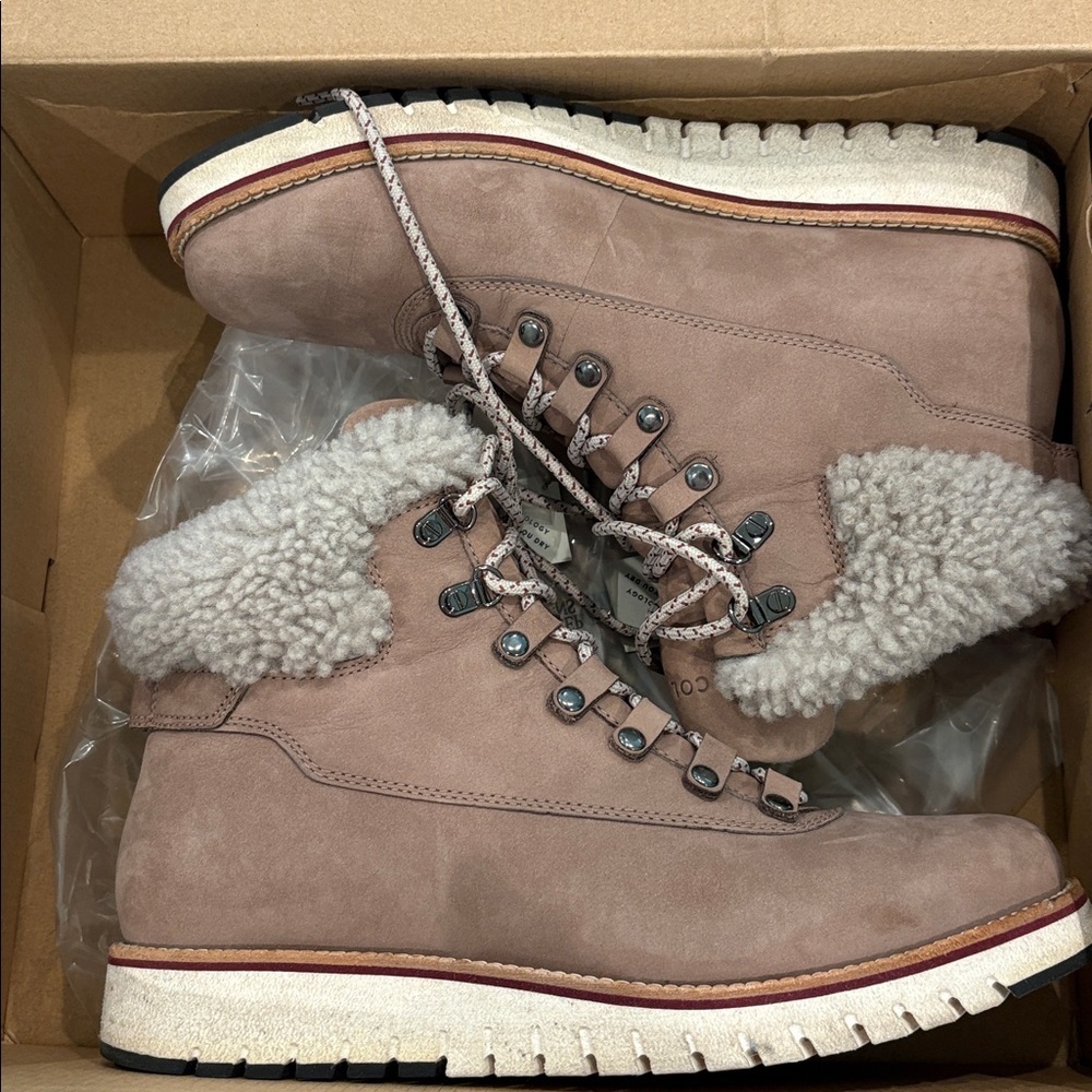 Cole Haan Womens Grand Explore Hiker Waterproof Boot 9.5